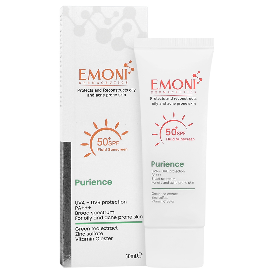 کرم ضد آفتاب فلوئید پیورینس SPF50