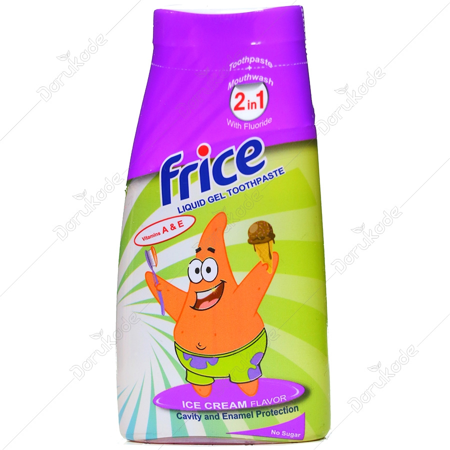 خمیر دندان ژل مایع کودک با طعم بستنی