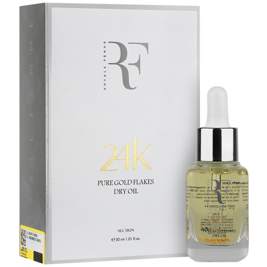 روغن خشک طلای خالص ٢٤ عیار