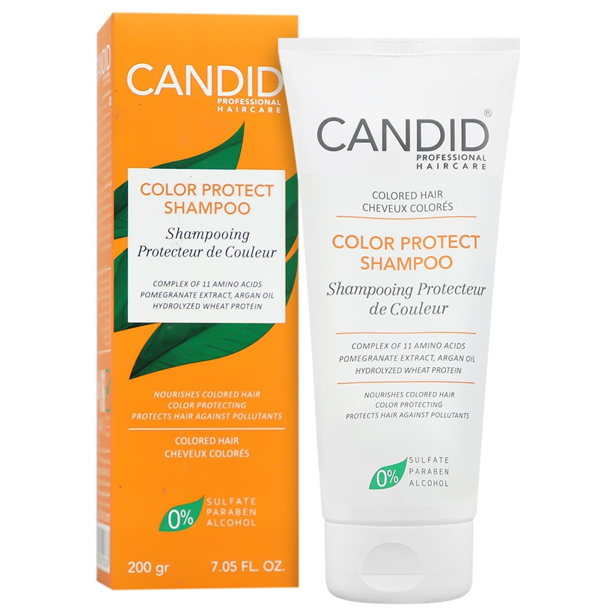 شامپو تثبیت رنگ کاندید موی رنگ شده