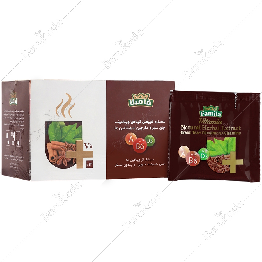 عصاره گیاهی چای سبز و دارچین