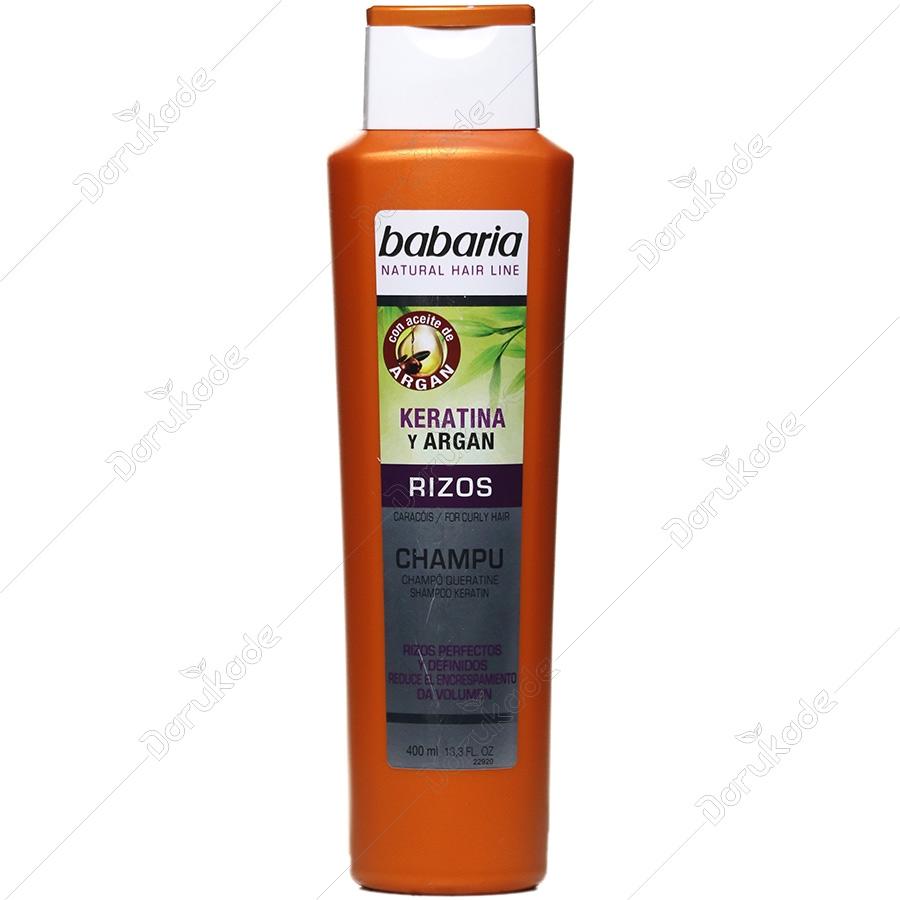 شامپو مناسب موهای فر حاوی کراتین و روغن آرگان