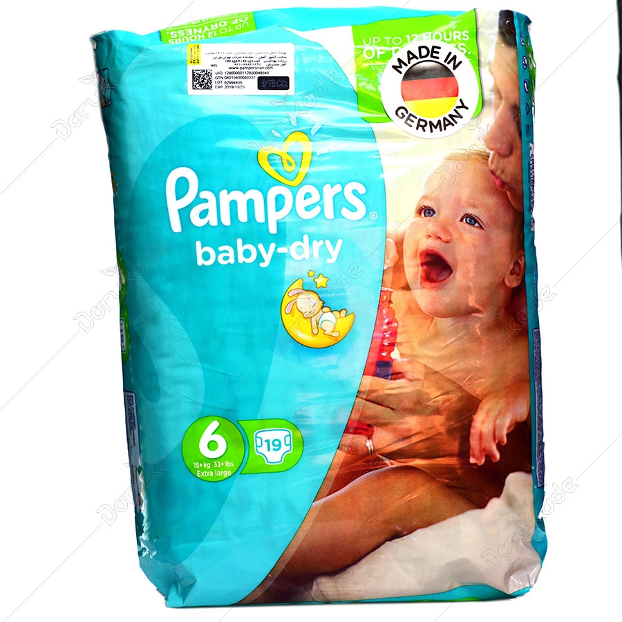 پوشک بیبی درای سایز 6