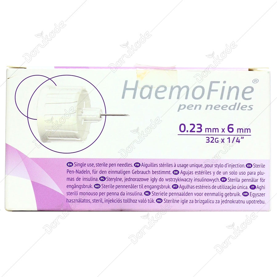 سرسوزن قلم انسولین 6 میلی متر 32G