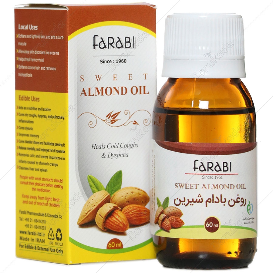 روغن بادام شیرین 60 میلی لیتری