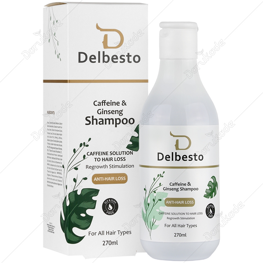 شامپو ضد ریزش کافئین و جینسینگ