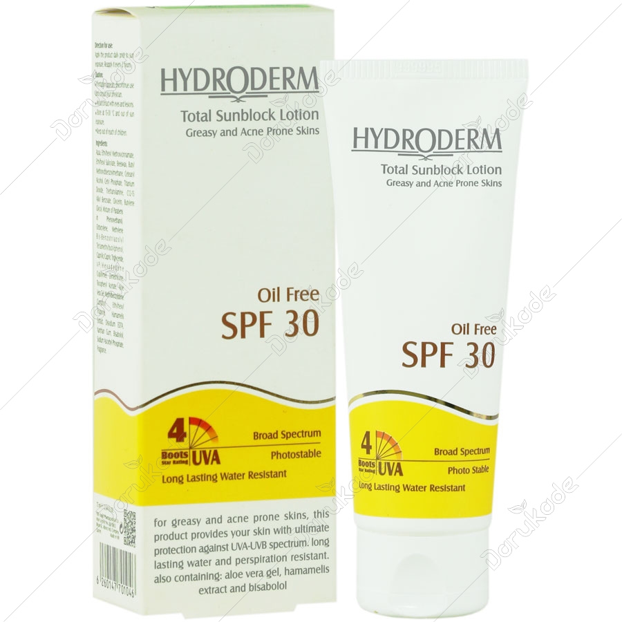 لوسیون ضد آفتاب SPF30 هیدرودرم