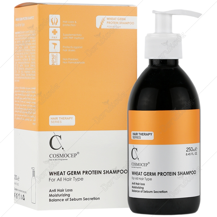 شامپو پروتئینه جوانه گندم انواع مو