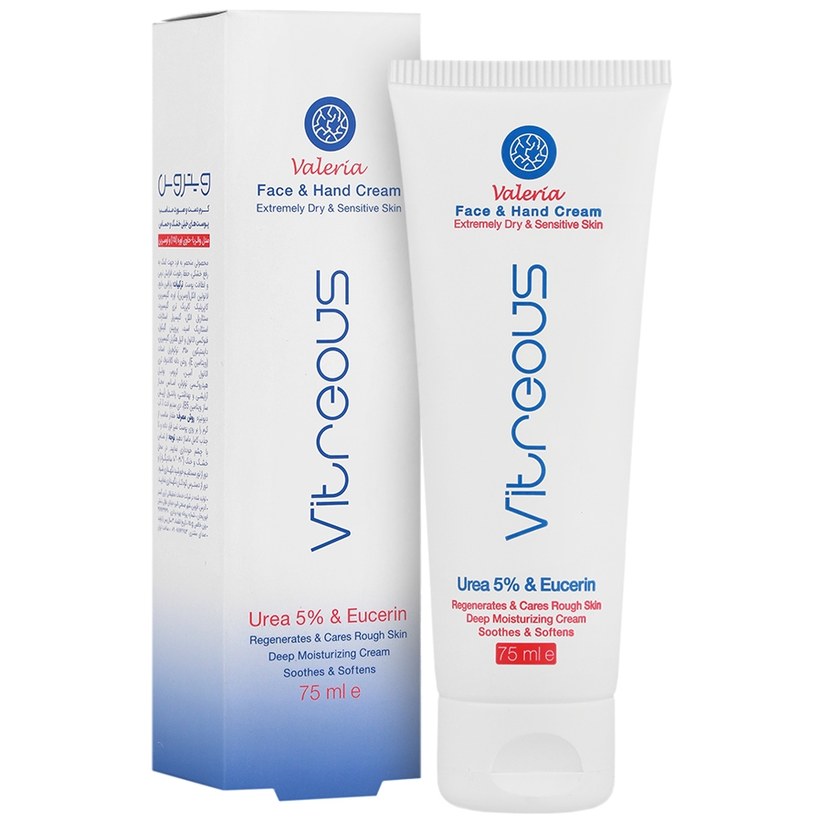 کرم مرطوب کننده دست و صورت والریا