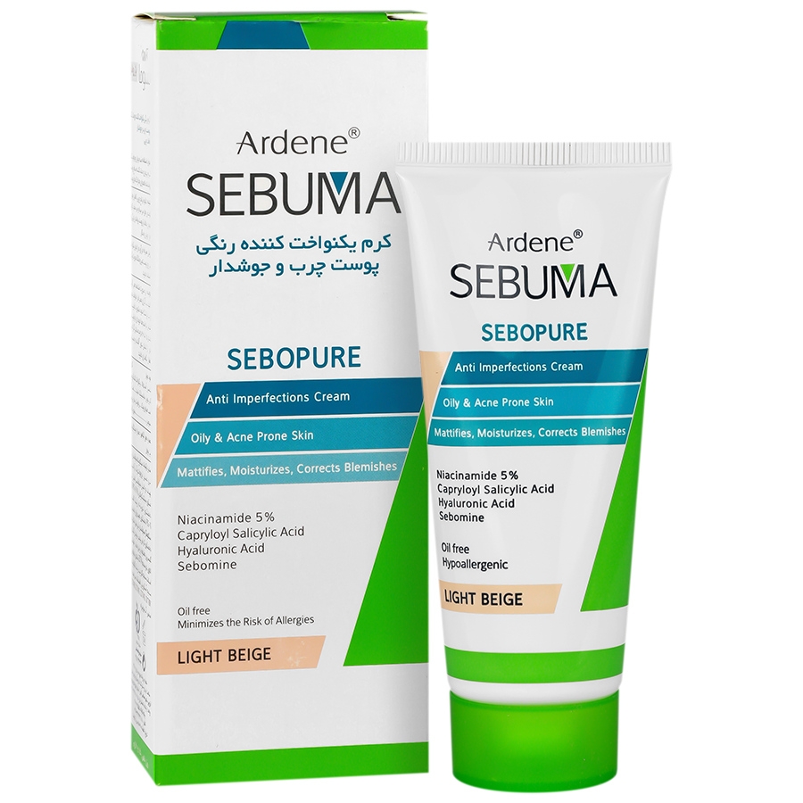 کرم یکنواخت کننده رنگی پوست چرب و جوش دار سبوپیور