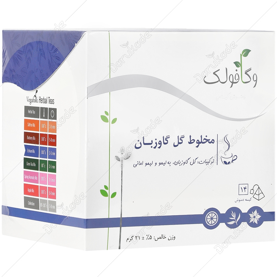 دمنوش مخلوط گل گاو زبان