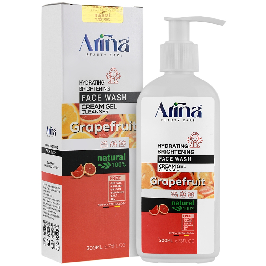 کرم ژل شستشوی صورت گریپ فروت