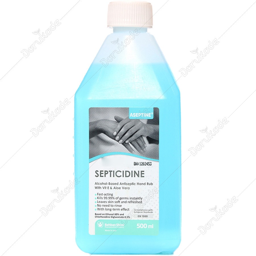 ضد عفونی کننده دست سپتی سیدین حاوی ویتامین ای