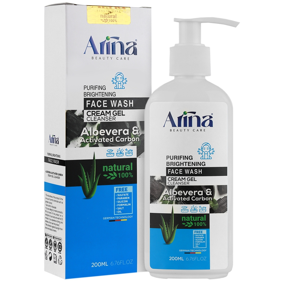 کرم ژل شستشوی صورت آلوئه ورا