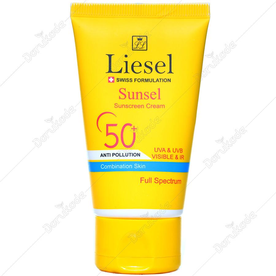 کرم ضد آفتاب پوست مختلط سانسل SPF50