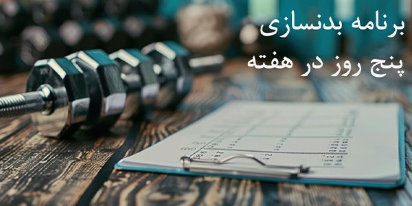 برنامه بدنسازی 5 روز در هفته