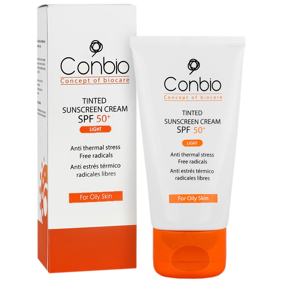 کرم ضد آفتاب رنگی لایت پوست چرب کانبیو SPF50