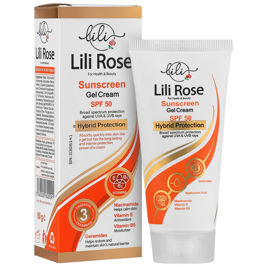 ژل کرم ضد آفتاب و آبرسان SPF50