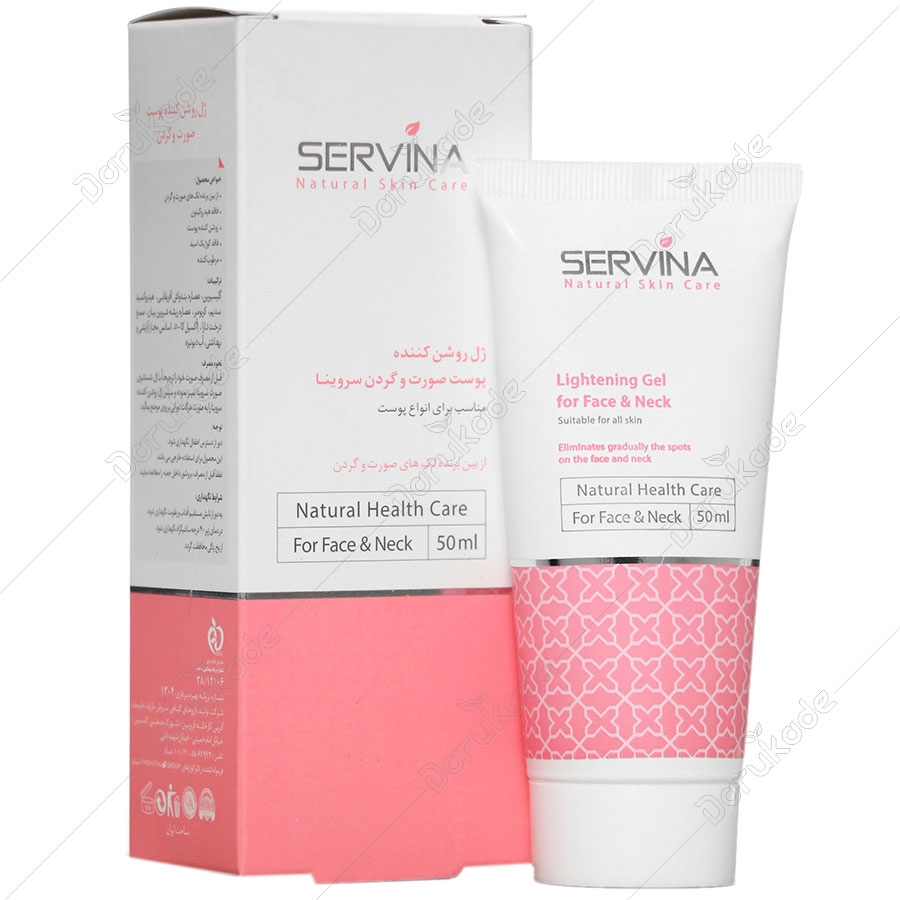 ژل روشن کننده پوست صورت و گردن