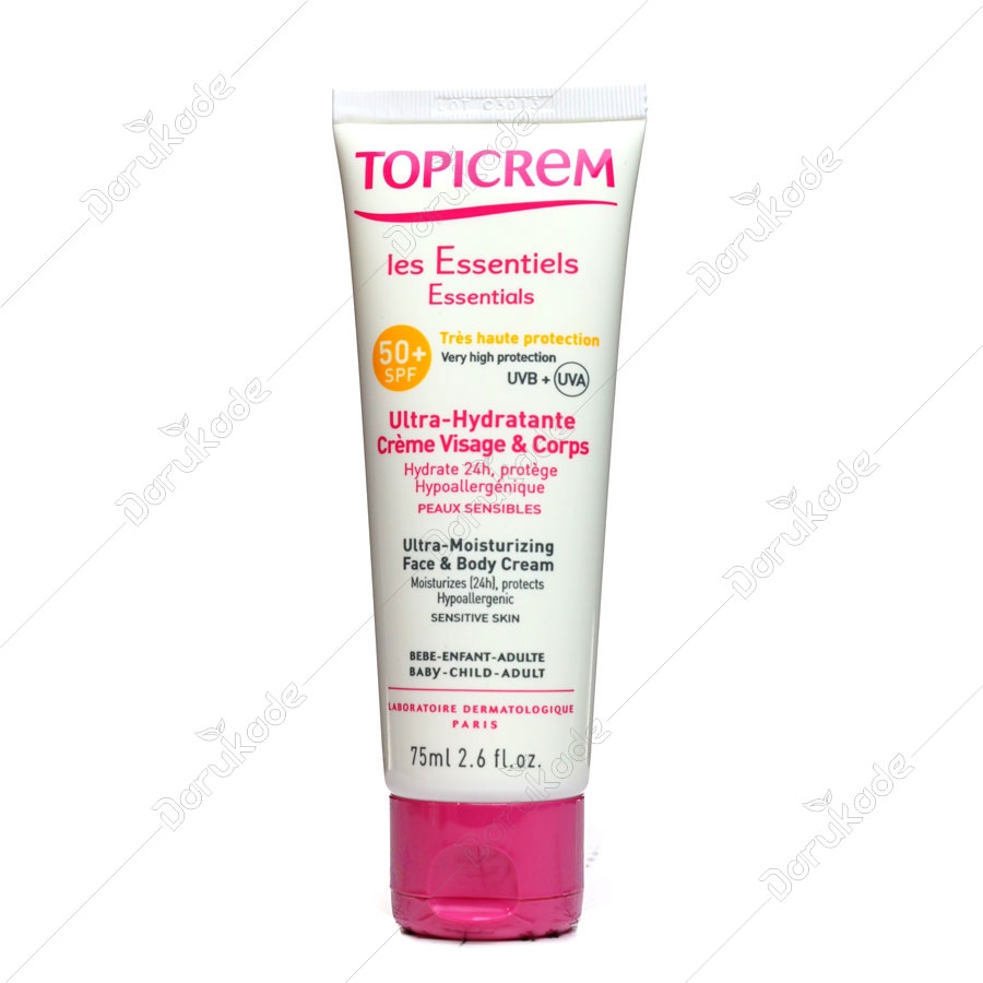 ضد آفتاب و آبرسان قوی صورت و بدن +SPF50