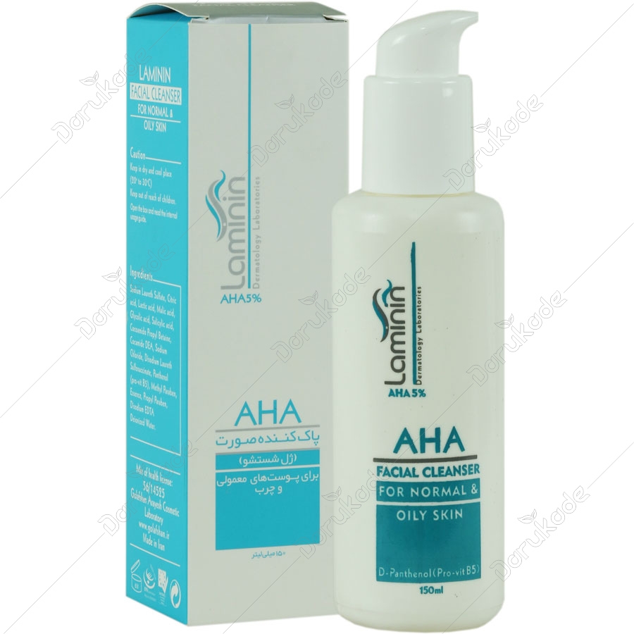 ژل شستشوی صورت حاوی الفاهیدروکسی اسید