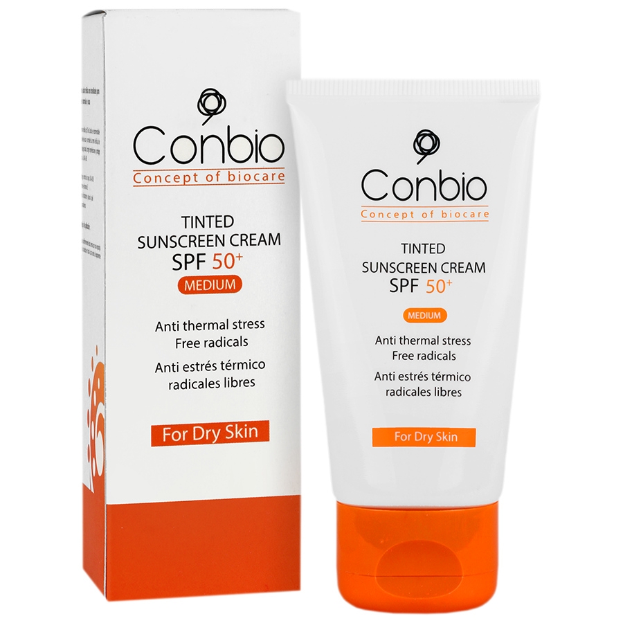 کرم ضدآفتاب رنگی مدیوم پوست خشک SPF50