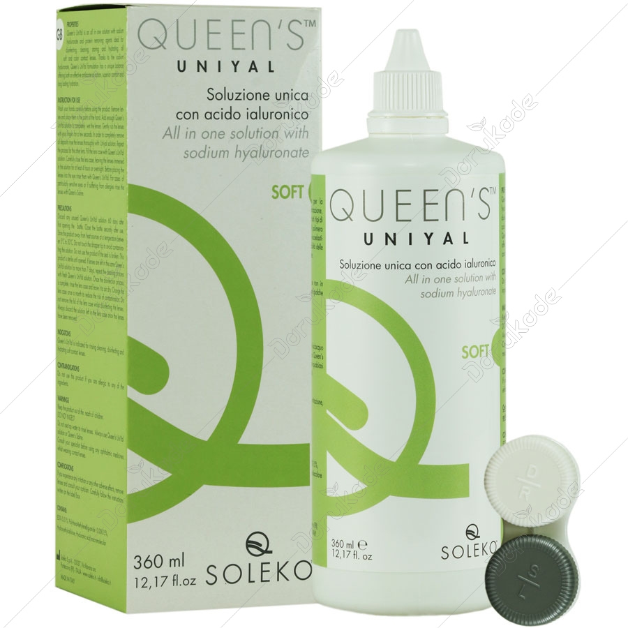 مایع شستشو لنز تماسی نرم کویینز یونیال