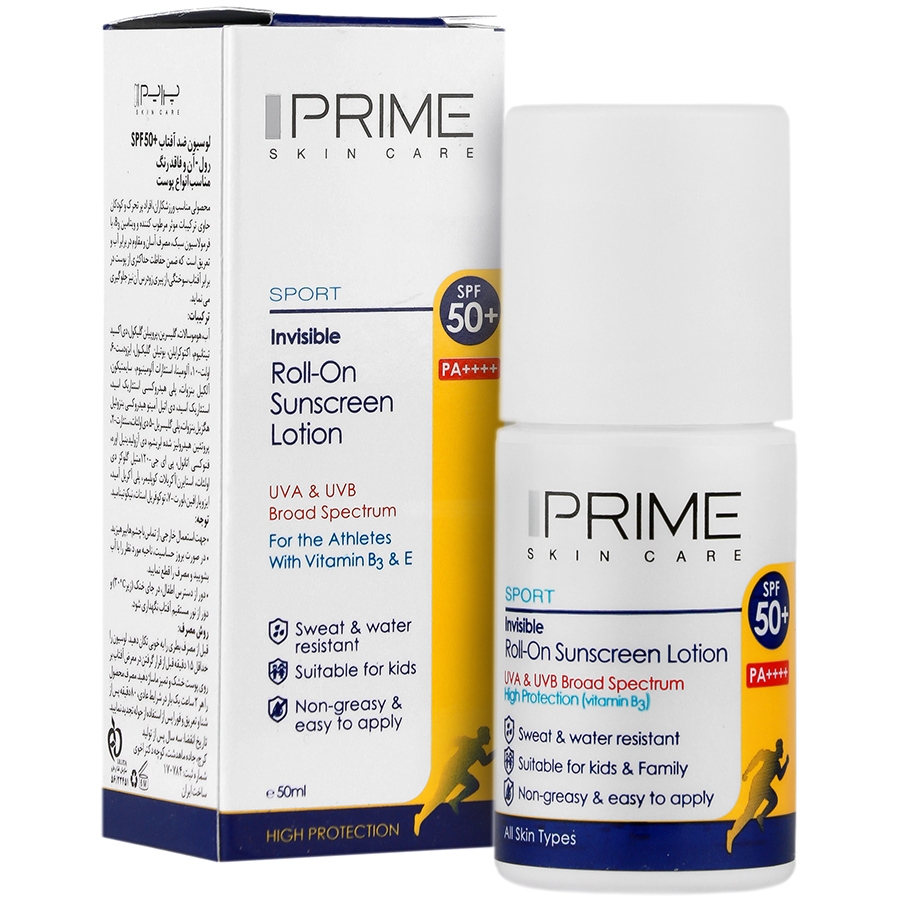 رول آن لوسیون ضد آفتاب SPF50