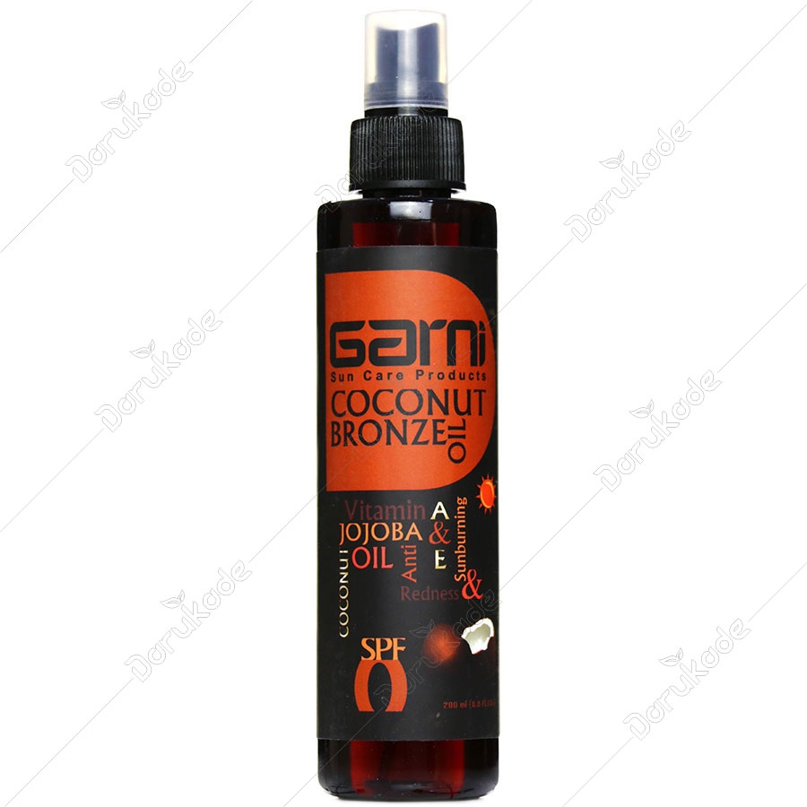 روغن برنزه براق کننده نارگیل