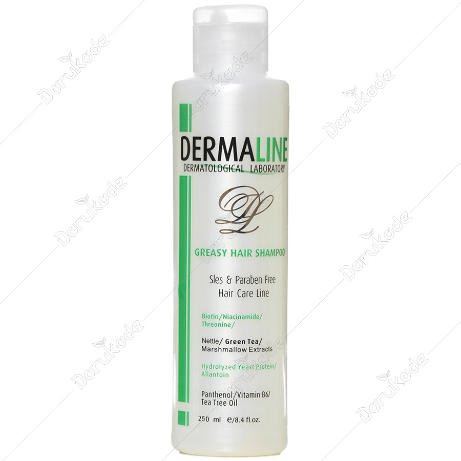 شامپو موهای چرب درمالاین 250 میلی لیتری