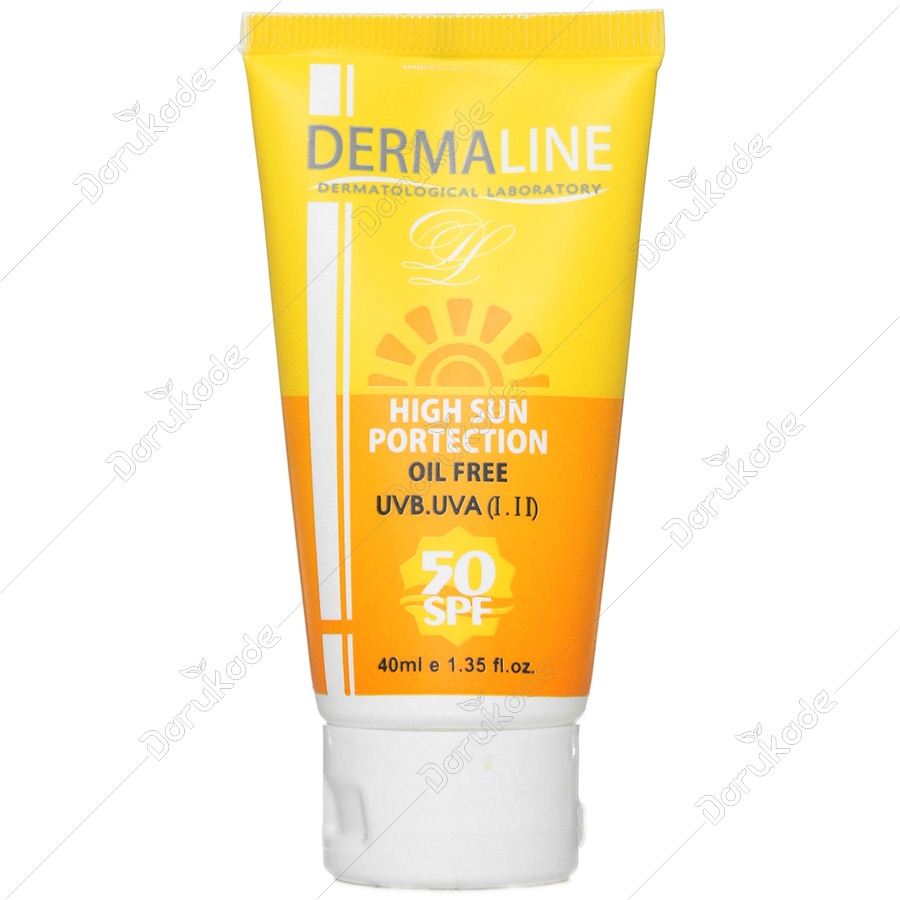 کرم ضد آفتاب فاقد چربی درمالاین SPF50