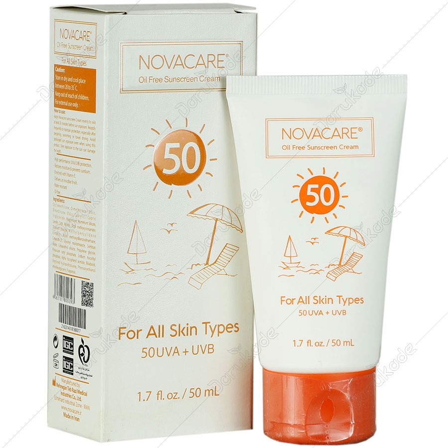 ضد آفتاب نواکر فاقد چربی SPF50