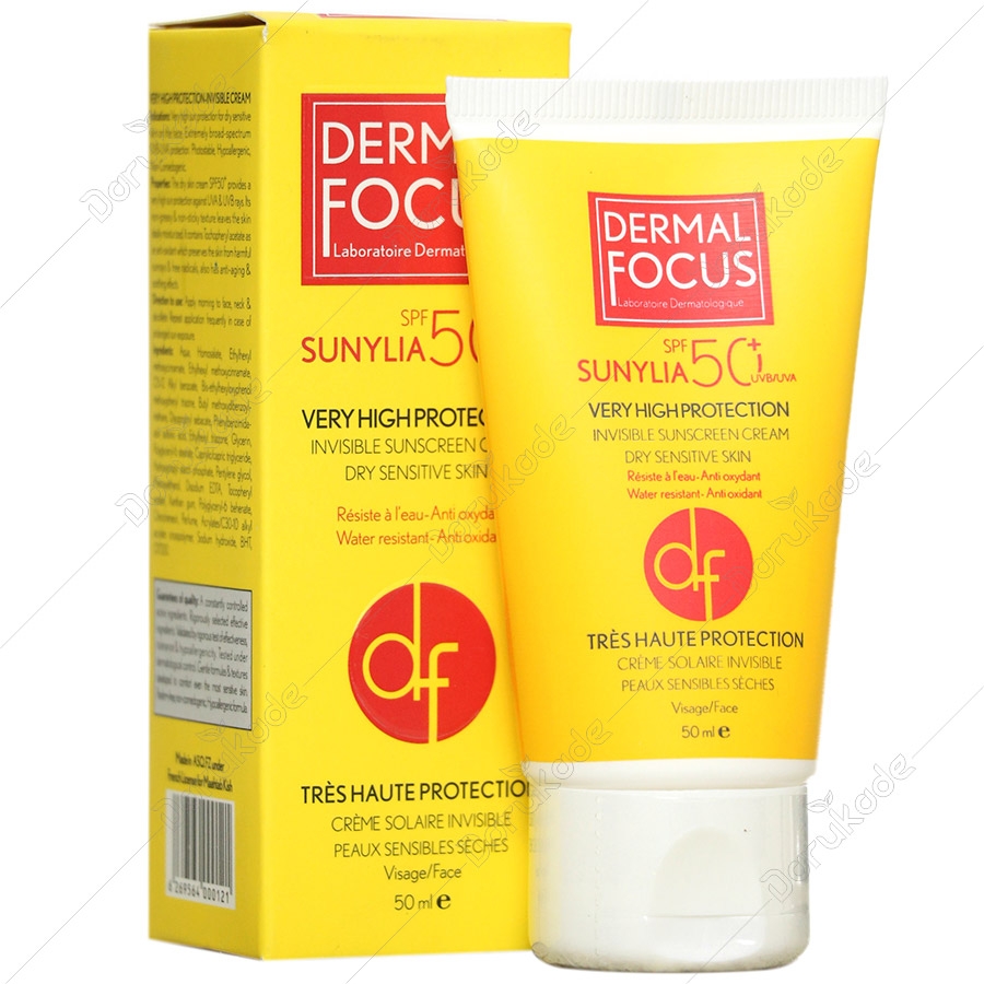 کرم ضد آفتاب بی رنگ سانیلیا پوست خشک