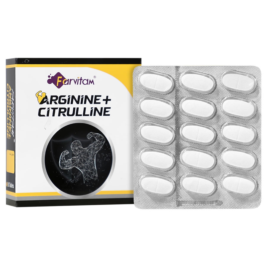 آرژینین و سیترولین 30 عدد