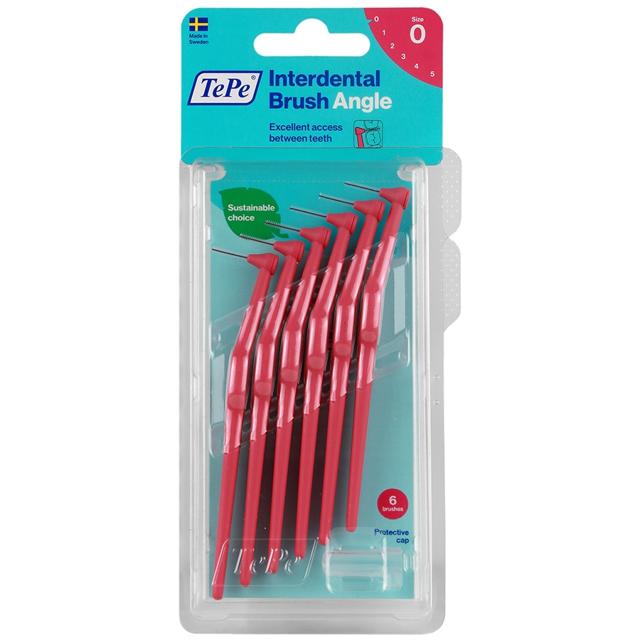 مسواک بین دندانی دسته دار سایز صفر