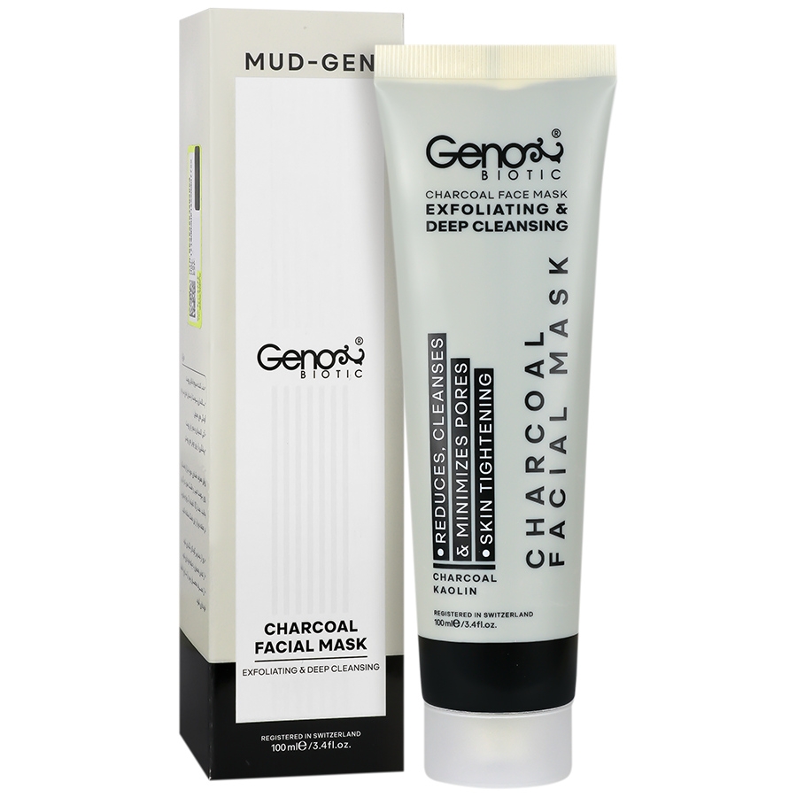 ماسک زغال صورت و گردن مود ژن