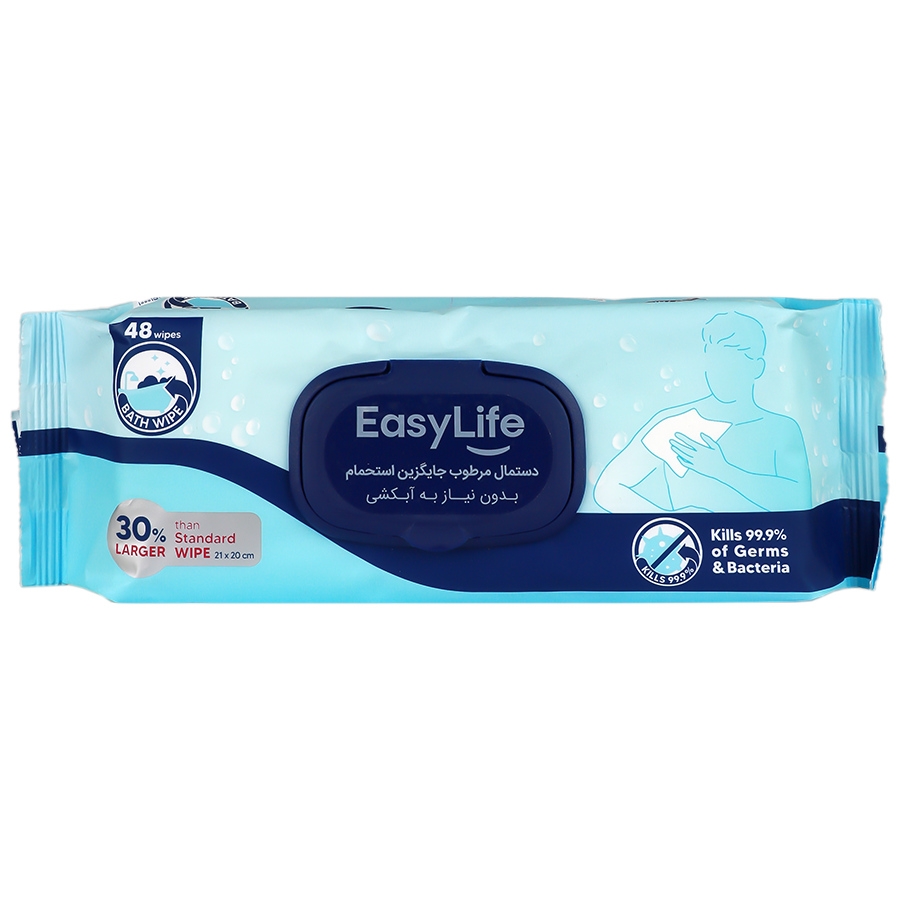 دستمال مرطوب جایگزین استحمام