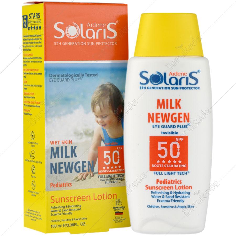 لوسیون ضد آفتاب میلک نیوژن SPF50