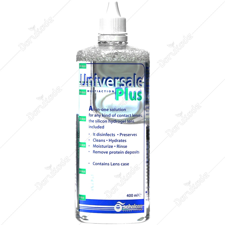 محلول استریل لنز تماسی نرم یونیورسال پلاس
