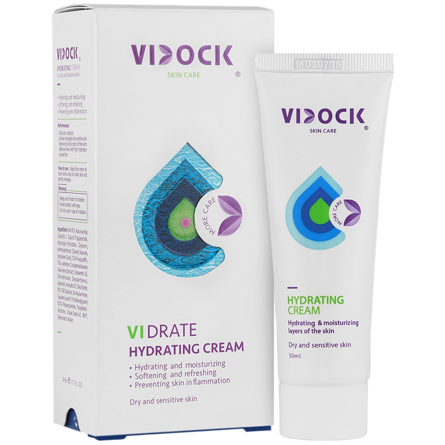 کرم آبرسان پوست خشک و حساس ویدراته