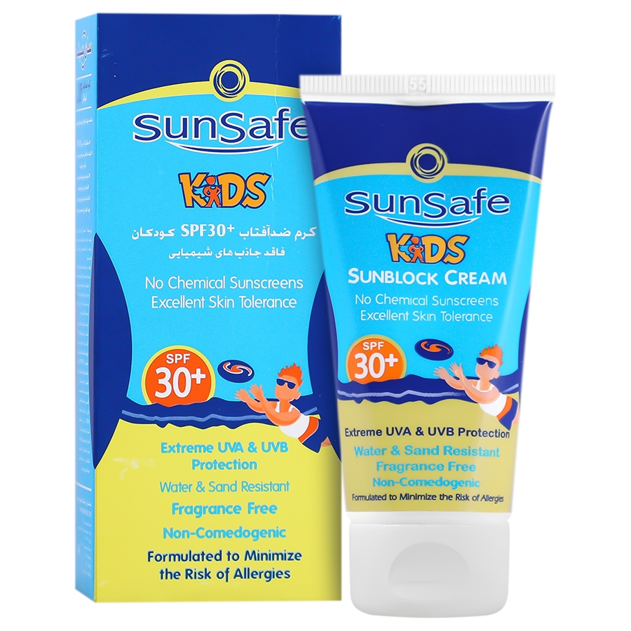 کرم ضد آفتاب کودکان SPF30 سان سیف