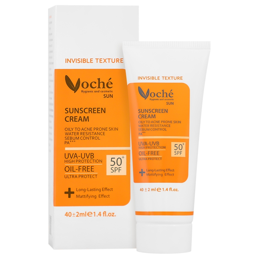کرم ضد آفتاب پوست چرب بی رنگ SPF50