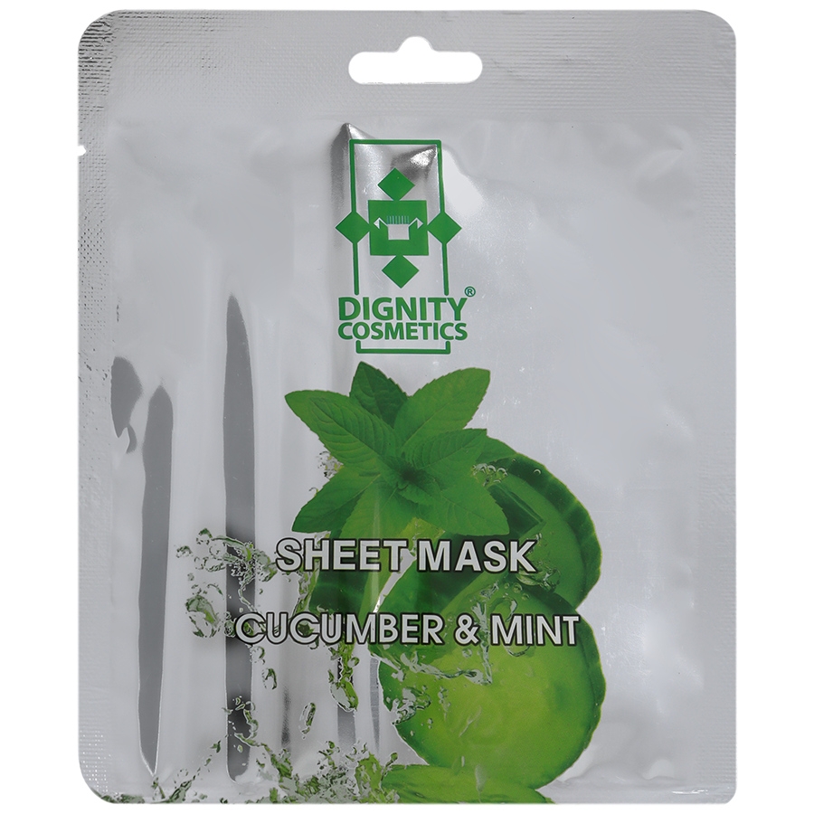 ماسک صورت حاوی خیار و نعناع