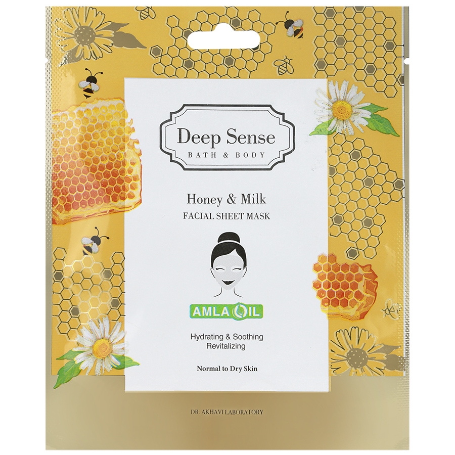 ماسک صورت نقابی شیر و عسل