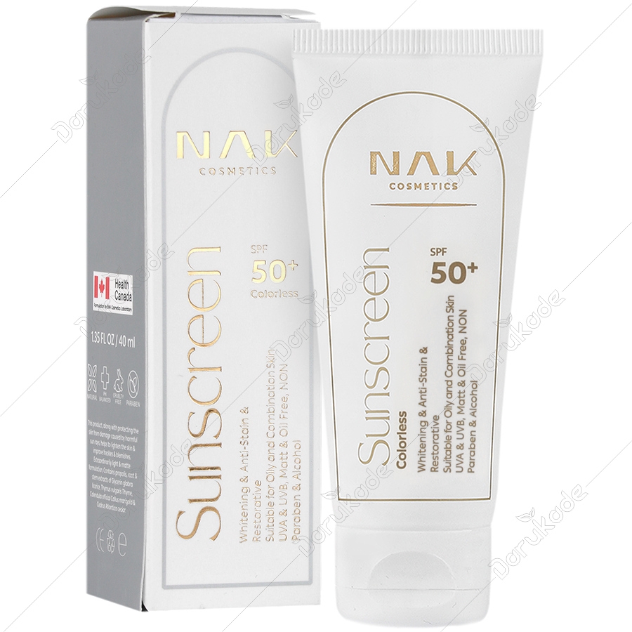 کرم ضد آفتاب ضد لک پوست چرب SPF50