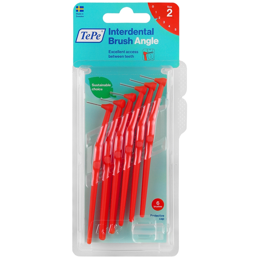 مسواک بین دندانی دسته دار سایز 2