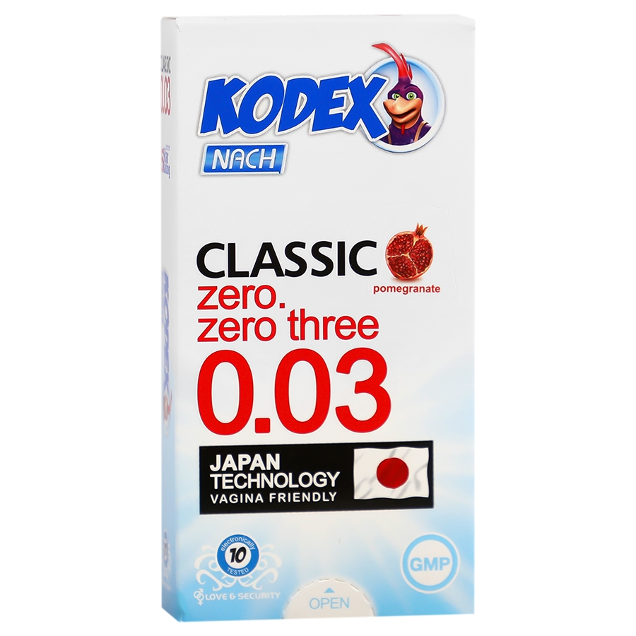 کاندوم فوق العاده نازک کلاسیک 0.03 انار